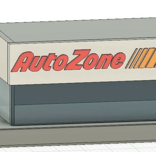 🏘️ 1:64 autozone store・ STL File for ・Cults