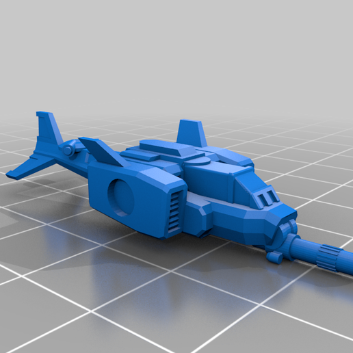 ️ Vectored thrust VTOL with flight stand and hex base・Free STL File for ...