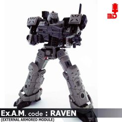 3.jpg Armored Core Last Raven Mecha  3DPrint Articulated Action Figure
