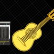 Screenshot_10.jpg Guitar pendant music jewelry 3D print model