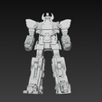 Megazord-Lego-04.png Lego Style Megazord – Block Mecha Robot STL