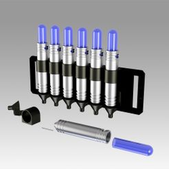 STL file Everest glass vial holder 🧪・3D printable model to download・Cults