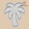 palm-tree-cookie-cutter-stl.jpg Palm Tree Cookie Cutter & Embosser STL File - 3D Printable Tropical Design