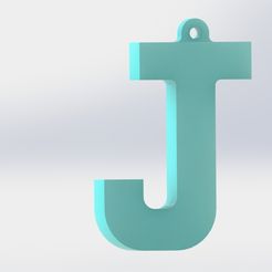 J.JPG J keychain