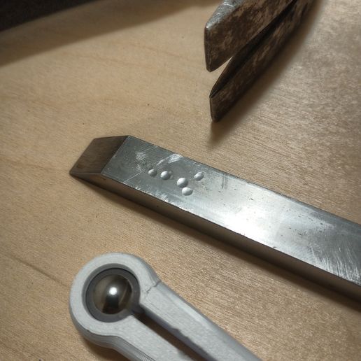 IMG_20250323_032850_DRO.jpg Steel Marble Holder for Metalworking - Improvised Dapping Punch