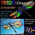 Dragonfy-IMG.jpg PRIDE Dragonfly Suncatcher Window Art and Outdoor Decor