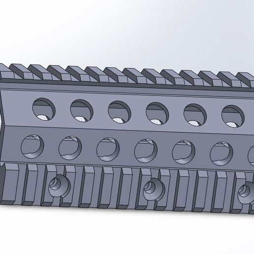 M249 Mk46 top rail picatinny tactical ras system