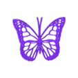 butter_final.stl Free 3D file Monarch Butterfly Amulet・3D printing model to download