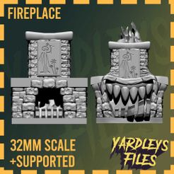 2.jpg Emberheart's Grasp: Enigmatic Fireplace - Fangs of the Hearth (Personal Use Only)