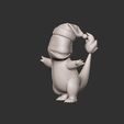 ZBrush-Document1.jpg pokemon charmander christmas