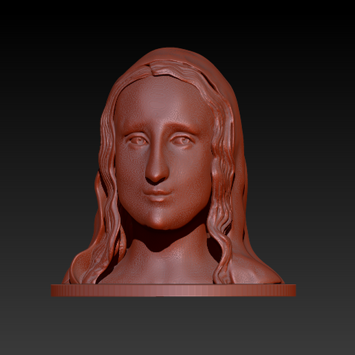 Foto Mona Lisa2.png Fichier STL Mona Lisa 3D・Modèle pour imprimante 3D à télécharger, manzanitalm123