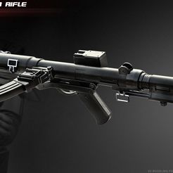 1.jpg Descargar archivo The E-11D blaster rifle • Objeto para impresión 3D, 3dpicasso