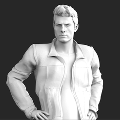Screenshot_1.png Archivo STL Maverick Top Gun Tom Cruise sin lentes・Plan de impresión en 3D para descargar