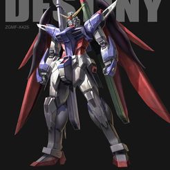 f6a660b2fa9f12894ea7d3bcad6f7104_display_large.jpg Free STL file Gundam: Metal build Destiny Gundam・3D printer design to download