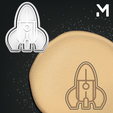 Rocket.png Cookie Cutters - Space