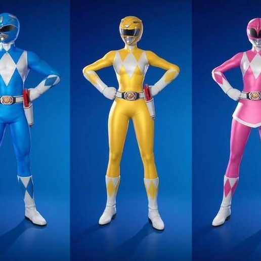 🆓 Power Rangers Fortnite Helmets・Free OBJ File for 3D printing・Cults