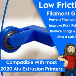 Disp.jpg Free 3D file Upper Filament Guide for Ender 3・Template to download and 3D print