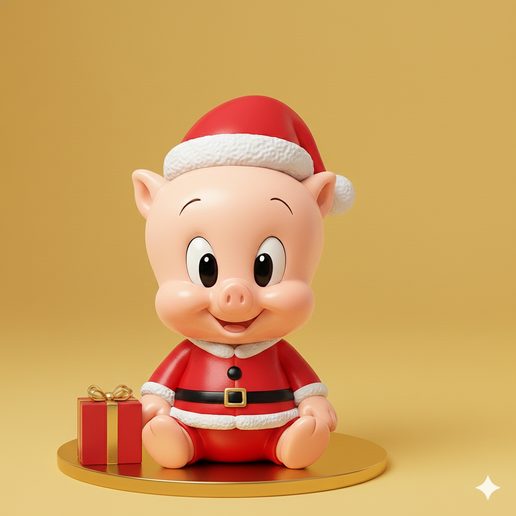 🎄 Looney Tunes christmas Collection (10 Figures)・ STL File for