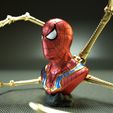 9.jpg IRON SPIDER BUST (With Spider Arms)