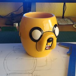 IMG.jpg 3D file Adventure Time - Jake Cup.・Model to download and 3D print, PRiNG