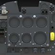 r3.jpg Spitfire Hight definition dashboard STL FILES 3D print model