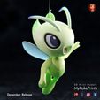 celebi-pose-2-colo2-copy.jpg Archivo 3D Celebi 3 poses - presupported・Plan para descargar y imprimir en 3D