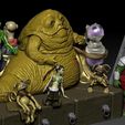 ScreenShot272.jpg Archivo 3D STAR WARS .STL Salacious Crumb .3D ACTION FIGURE .OBJ KENNER STYLE.・Modelo imprimible en 3D para descargar