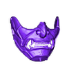 Sakai mask damage one piece.stl Sakai Maske Geist von Tsushima Maske
