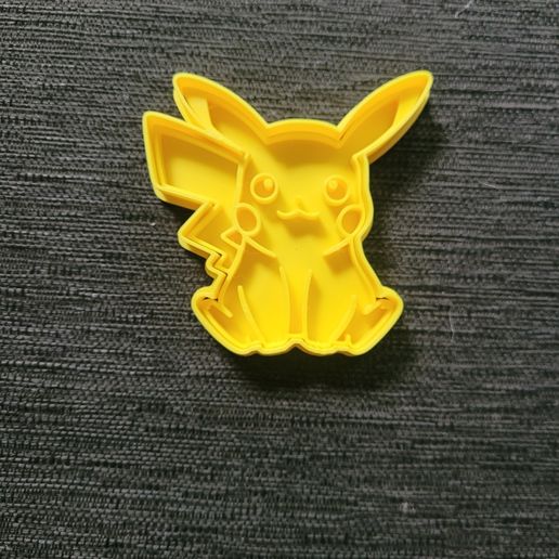COUPE-BISCUIT POKEMON PIKACHU·Fichier STL pour Impression 3D·Cults