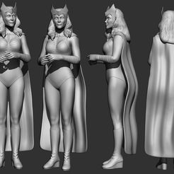 Wanda.jpg Fichier STL Wanda Costume Haloween・Objet imprimable en 3D à télécharger