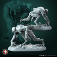 Goul3_1.png Ghouls set 6 miniatures 32mm pre-supported