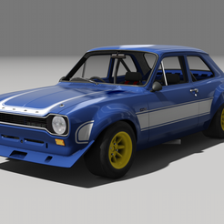Capture.png Archivo STL Ford Escort RS1600 Rápido y Furioso・Modelo imprimible en 3D para descargar