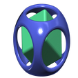 3DSphere-Cube.png Cube enclosed in a sphere
