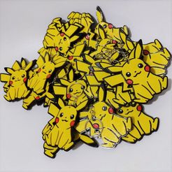 photo_2022-06-17_09-54-39-2.jpg STL file PIKACHU KEYCHAIN・3D printer design to download