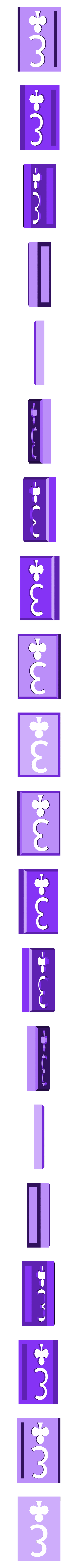 BlockClubs03.stl Player Card Tiles with Transforming Box
