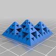 58523f1d1f67a59356131642cba08a15.png Display stand for Sierpinski octahedron / octahedron flake