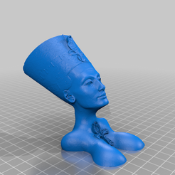N_E_F_E_R_T_I_T_I_free.png Free STL file Nefertiti・3D printing design to download, FiveNights
