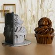 half_box_90.jpg Hedgehog Cupcake Silicone Mold System