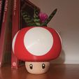 IMG_20201211_180856.jpg Mario Bros flower pot in the shape of Toad