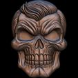 Comic-Skull-Head-Relief-12.jpg A Collection of 4 Comic Skull Head Relief No4 STL file for 3d printing or CNC