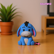 eyoree-kn.png Eeyore from Winnie the Pooh Knitted - Crochet