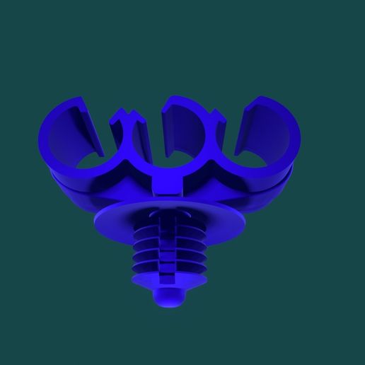 PIN PARA INSTALACIÓN DE AUTO DIÁMETRO 8MM/PIN FOR CAR INSTALLATION DIAMETER 8MM - 3D model önizlemesi