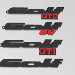 golf1.png Porte-clés Golf GTI 8V GTD