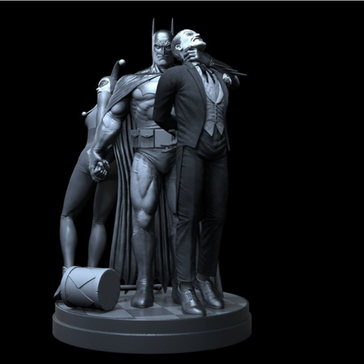 BATMAN VS. JOKER VS. HARLEY 3D model