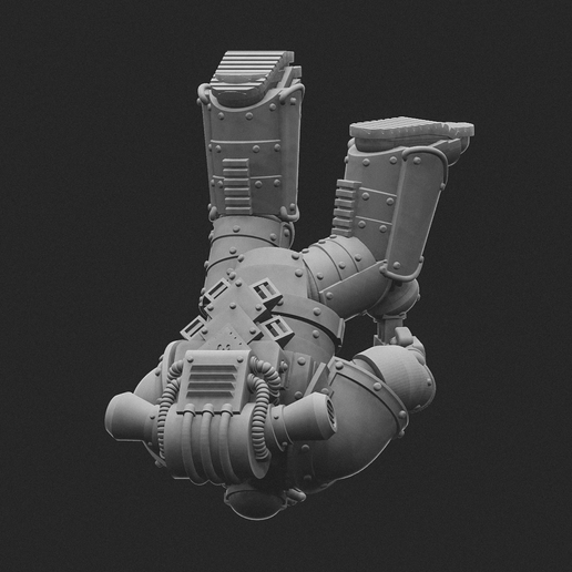 🔥 UPSCALED Rivet armor fire squad・ 3D File for 3D printing・Cults