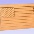 Untitled.jpg USA Wavy Flag - CNC Files For Wood, 3D STL Model