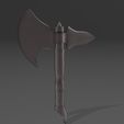 Hacha.jpg Viking axe ( Viking axe )