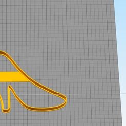 zapato regalo.jpg Free STL file woman Shoe cookie cutter - Women's shoe cutter・3D printer design to download