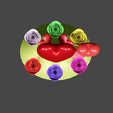 2.png Valentines Day Heart And Flowers 3D Stl Files For Printer | 3D Valentines Model