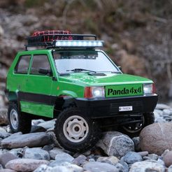 rc body lexan mst 267 car shell fiat panda old (11).jpg Free STL file 1.9 BEADLOCK WHEEL FIAT PANDA OLD RC CAR AXIAL TRX4 MST・Design to download and 3D print